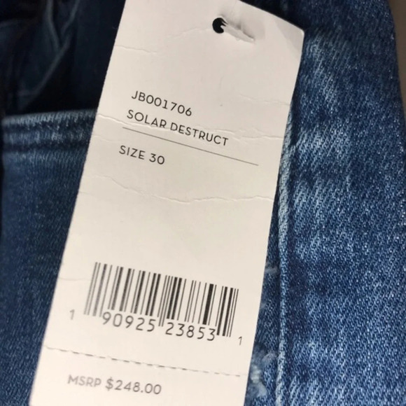 J Brand Sadey Mid Rise Slim Straight Crop Jean - Picture 6 of 11